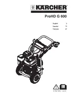 Preview for 1 page of Kärcher ProHD G 600 Operator'S Manual
