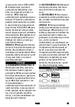 Preview for 57 page of Kärcher PS01 Manual