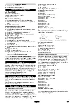 Предварительный просмотр 13 страницы Kärcher Puzzi 10/1 Original Instructions Manual