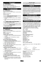 Предварительный просмотр 23 страницы Kärcher Puzzi 10/1 Original Instructions Manual