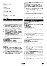 Предварительный просмотр 127 страницы Kärcher Puzzi 10/1 Original Instructions Manual