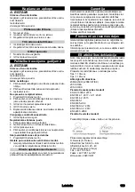 Предварительный просмотр 129 страницы Kärcher Puzzi 10/1 Original Instructions Manual