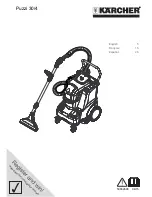 Kärcher Puzzi 30/4 User Manual preview