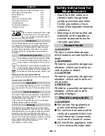 Предварительный просмотр 5 страницы Kärcher SC 1 Operating Instructions Manual