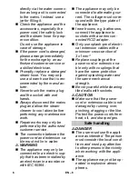 Предварительный просмотр 6 страницы Kärcher SC 1 Operating Instructions Manual