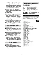 Предварительный просмотр 8 страницы Kärcher SC 1 Operating Instructions Manual