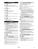 Предварительный просмотр 9 страницы Kärcher SC 1 Operating Instructions Manual