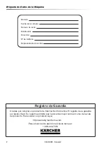 Предварительный просмотр 20 страницы Kärcher Sensor 2 Operating Instructions Manual