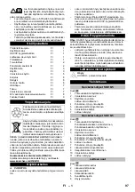 Предварительный просмотр 97 страницы Kärcher SGV 6/5 Manual