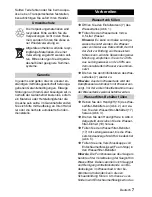 Предварительный просмотр 7 страницы Kärcher SV 1902 Instruction Manual