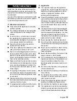 Предварительный просмотр 15 страницы Kärcher SV 1902 Instruction Manual