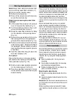 Предварительный просмотр 20 страницы Kärcher SV 1902 Instruction Manual