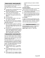 Предварительный просмотр 21 страницы Kärcher SV 1902 Instruction Manual