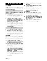 Предварительный просмотр 22 страницы Kärcher SV 1902 Instruction Manual