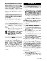Предварительный просмотр 77 страницы Kärcher SV 1902 Instruction Manual