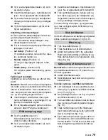 Предварительный просмотр 79 страницы Kärcher SV 1902 Instruction Manual