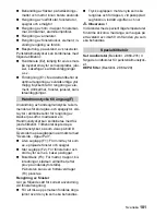 Предварительный просмотр 101 страницы Kärcher SV 1902 Instruction Manual