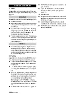 Предварительный просмотр 102 страницы Kärcher SV 1902 Instruction Manual