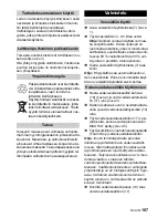 Предварительный просмотр 107 страницы Kärcher SV 1902 Instruction Manual
