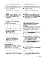 Предварительный просмотр 239 страницы Kärcher SV 1902 Instruction Manual
