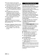 Предварительный просмотр 240 страницы Kärcher SV 1902 Instruction Manual