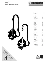 Предварительный просмотр 1 страницы Kärcher T 15/1 eco!efficiency Operating Manual