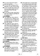 Preview for 4 page of Kärcher VC 2 Operating Instructions Manual