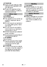 Preview for 5 page of Kärcher VC 2 Operating Instructions Manual