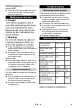 Preview for 9 page of Kärcher WD 2 Manual