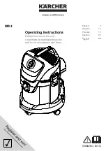 Предварительный просмотр 1 страницы Kärcher WD 3 Operating Instructions Manual