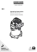 Kärcher WD 5 Operating Instructions Manual предпросмотр