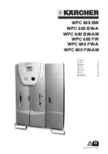 Kärcher WPC 600 BW Operating Instructions Manual preview