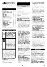 Preview for 147 page of Kärcher WPD 100 Original Instructions Manual