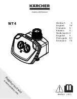 Kärcher WT 4 Original Instructions Manual предпросмотр