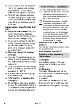 Preview for 10 page of Kärcher WV 2 Original Instructions Manual