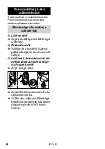 Preview for 148 page of Kärcher WV 50 Operating Instructions Manual