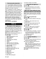 Preview for 4 page of Kärcher WV 70 plus Operating Instructions Manual