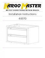 Kargo Master 40070 Installation Instructions preview