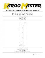 Kargo Master 40280 Installation Manual предпросмотр