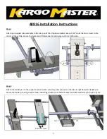 Preview for 2 page of Kargo Master 40816 Installation Instructions