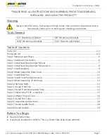 Preview for 2 page of Kargo Master 4A96L Installation Manual