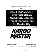 Kargo Master 80070 Assembly Lnstructions preview