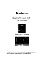 Preview for 1 page of Karinear KNC-PF301SGB Instruction Manual