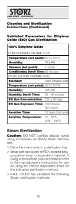 Предварительный просмотр 18 страницы Karl Storz TAKE-APART Instruction Manual