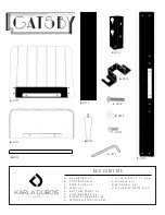Karla Dubois GATSBY Assembly Instructions preview