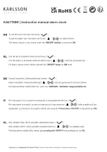 Karlsson KA5778BK Instruction Manual preview