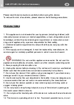 Предварительный просмотр 6 страницы Kasanova SAY000001 Instructions Manual