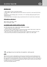 Предварительный просмотр 5 страницы Kasanova TOSTAPANE Instruction Manual