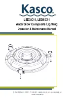 Preview for 1 page of Kasco LED3C11 Operation & Maintenance Manual