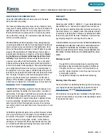 Предварительный просмотр 8 страницы Kasco LED3C11 Operation & Maintenance Manual